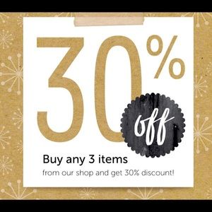 Buy 3 and get 30% off!!!